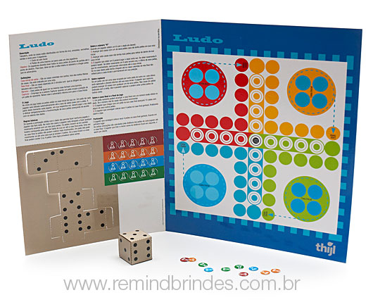 Jogo de Tabuleiro Ludo Personalizado