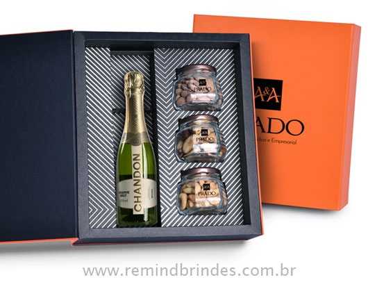 Kit Bebida - Chandon 1/2 Garrafa e 3 Potes de Sementes