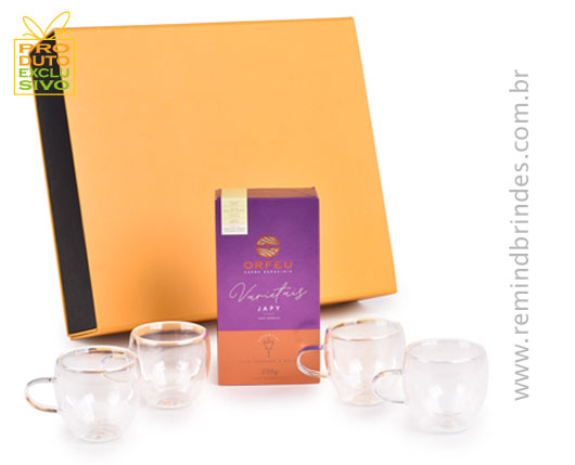Kit Café Premium Welcome Orfeu Varietais com Xícaras