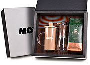 Kit Café Espresso Pro com Copos Parede Dupla e Porta-Cápsulas