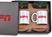 Kit Café Break com Canecas, Café Orfeu e Porta-Canecas em MDF