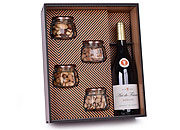 Kit Bebida - Vinho Francês Art de France Merlot com 4 Potes de Especiarias