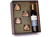 Kit Bebida - Vinho Português Tapada do Fidalgo com 4 Potes de Especiarias