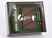 Kit Executive Personalizado 4 Peças com Copo Térmico, Caderneta e Canetas