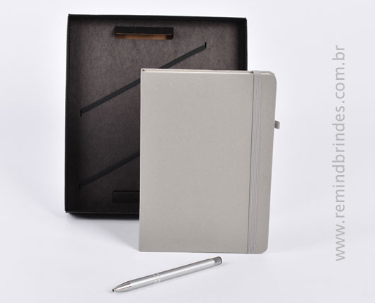 Kit Executive Personalizado 2 Peças com Caderneta e Caneta Standard
