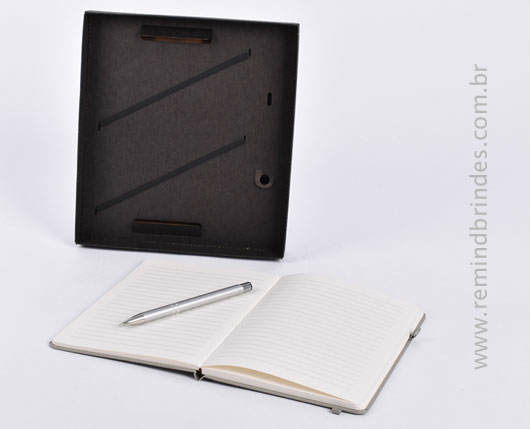 Kit Executive Personalizado 2 Peças com Caderneta e Caneta Standard