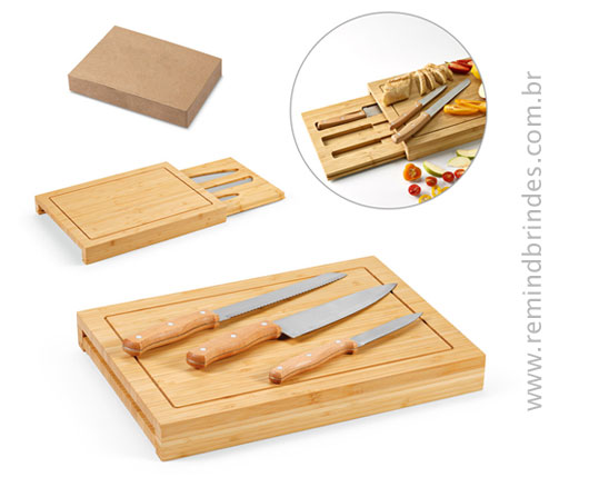 Kit Churrasco 4 Peças MUGWORT
