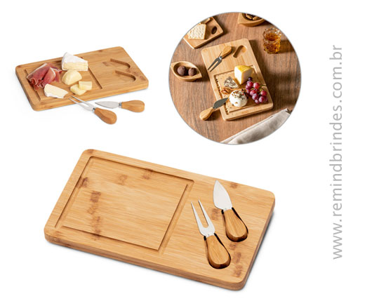 Kit Queijo 3 Peças WOODS