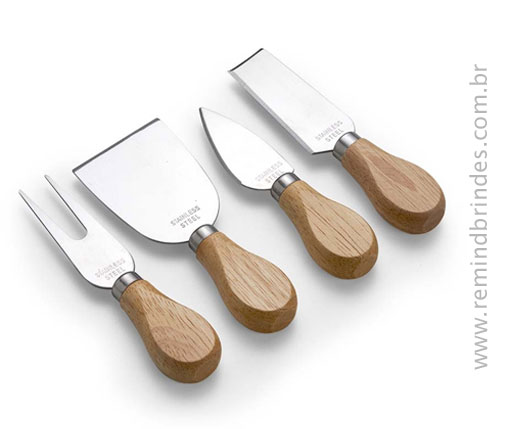 Kit Queijo e Gourmet Executive com Bolsa Térmica, Espátulas e 3 Temperos Personalizado