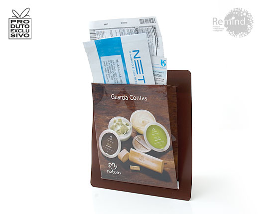 Porta Contas Magnético Personalizado - Natura