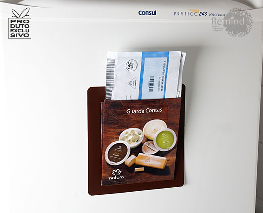 Porta Contas Magnético Personalizado - Natura